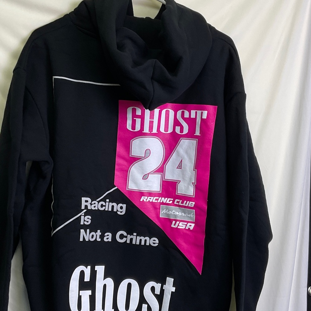 Ghost Racing Club Racing is Not a Crime Hoodie - Picture 5 of 5